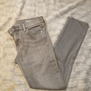 Gap “Girlfriend” skinny jeans a little stretch.